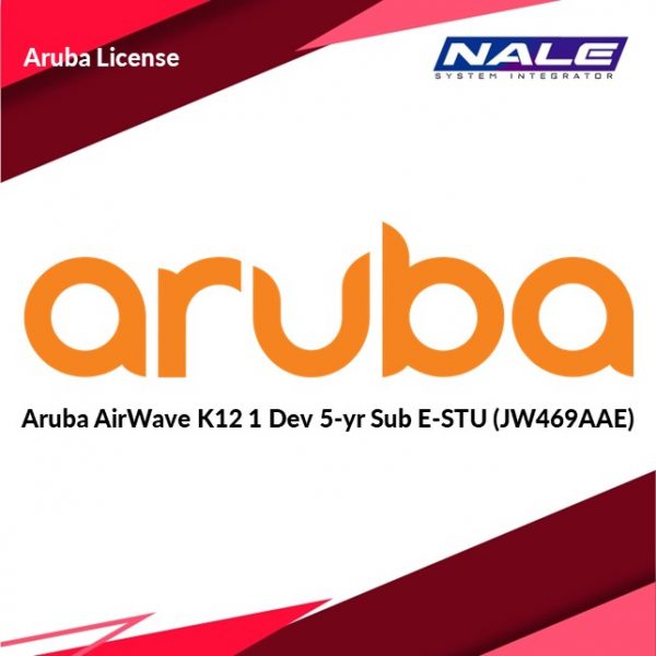 Aruba AirWave K12 1 Dev 5-yr Sub E-STU (JW469AAE)